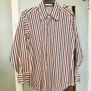 Vintage Longslv Print Shirt